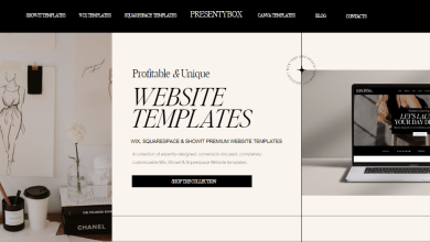 Photo of Presentybox – A Wix, Showit & Squarespace Website Template